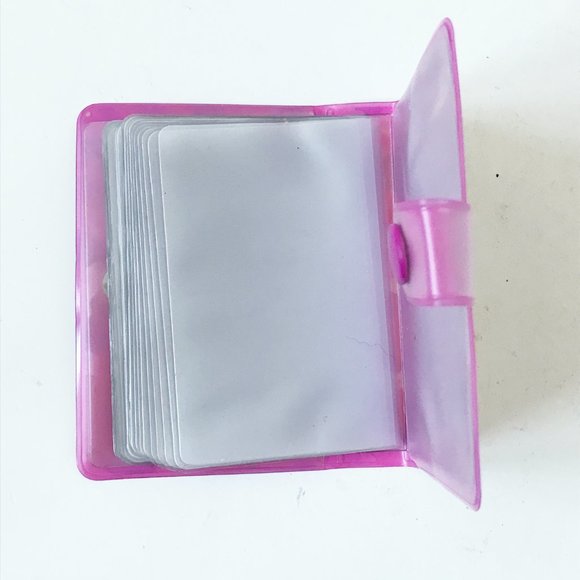 Vintage Hello Kitty Sanrio Pink Plastic Travel Floral Picture Picture Album Book - Picture 4 of 6